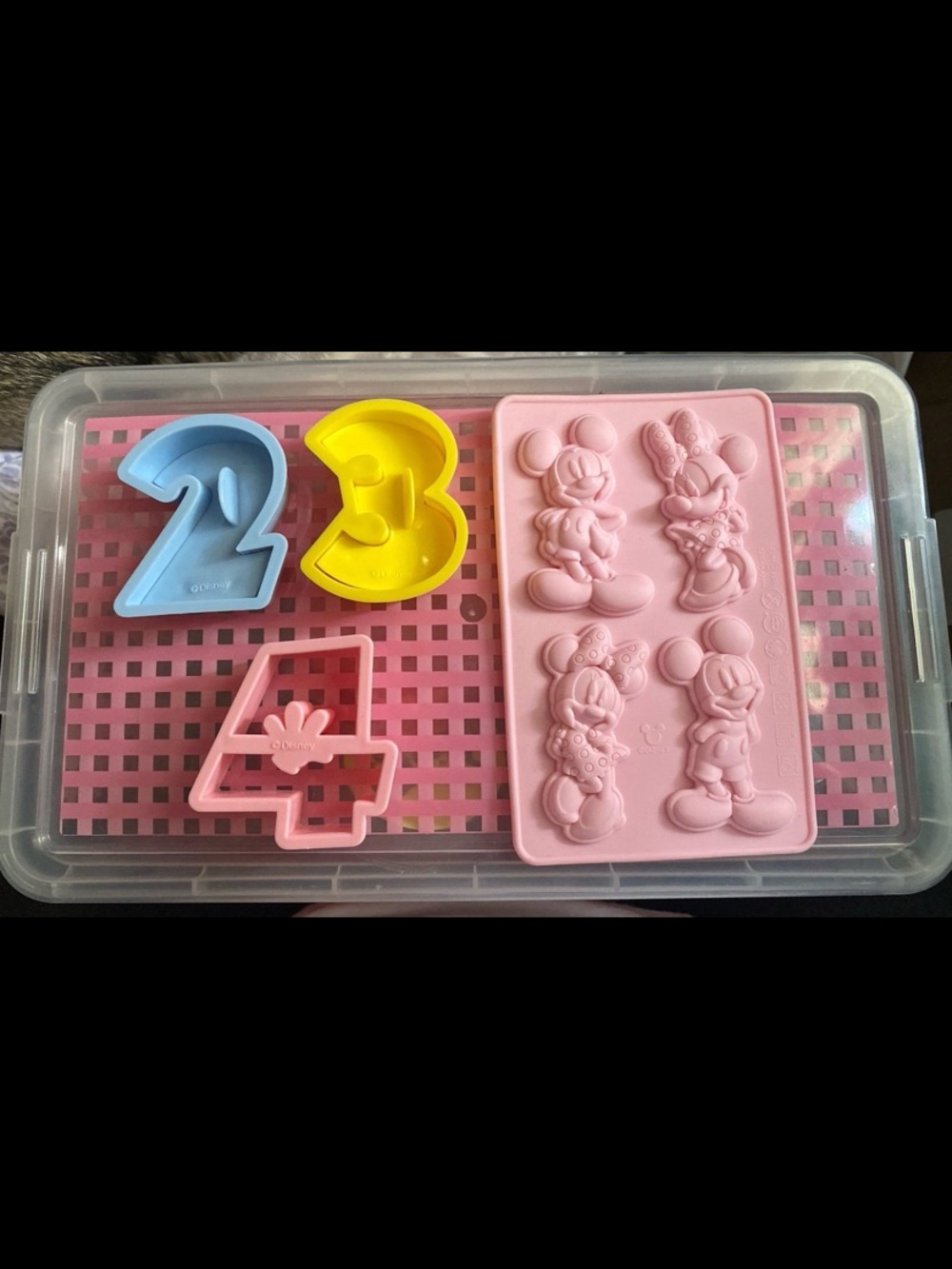 Disney Mickey baking Cookie Cutter Set